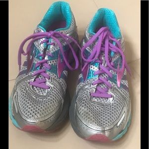 Brooks Gel GTS 17, Purple and Turquoise, Size 11